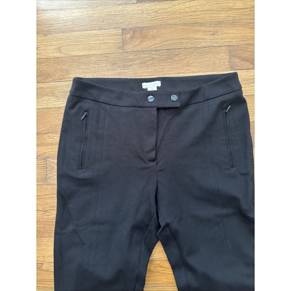 Mercer & Madison Women’s Skinny Leg Pants Stretchy Black Flat Front Pockets SZ 6 - Picture 3 of 5